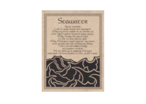Seawater Prayer Poster Ritual