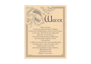Water Invocation Poster Prayer